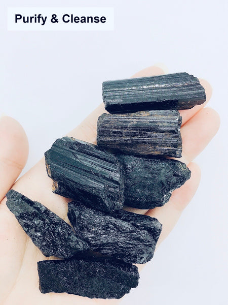 BLACK TOURMALINE ABSORBS PAIN.