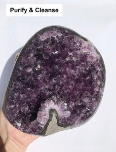 Amethyst cluster - 002