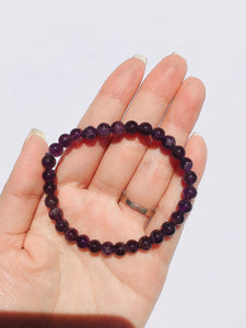 Amethyst Bracelet 6mm - chosen intuitively