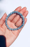 Aquamarine bracelet 8mm-chosen intuitively