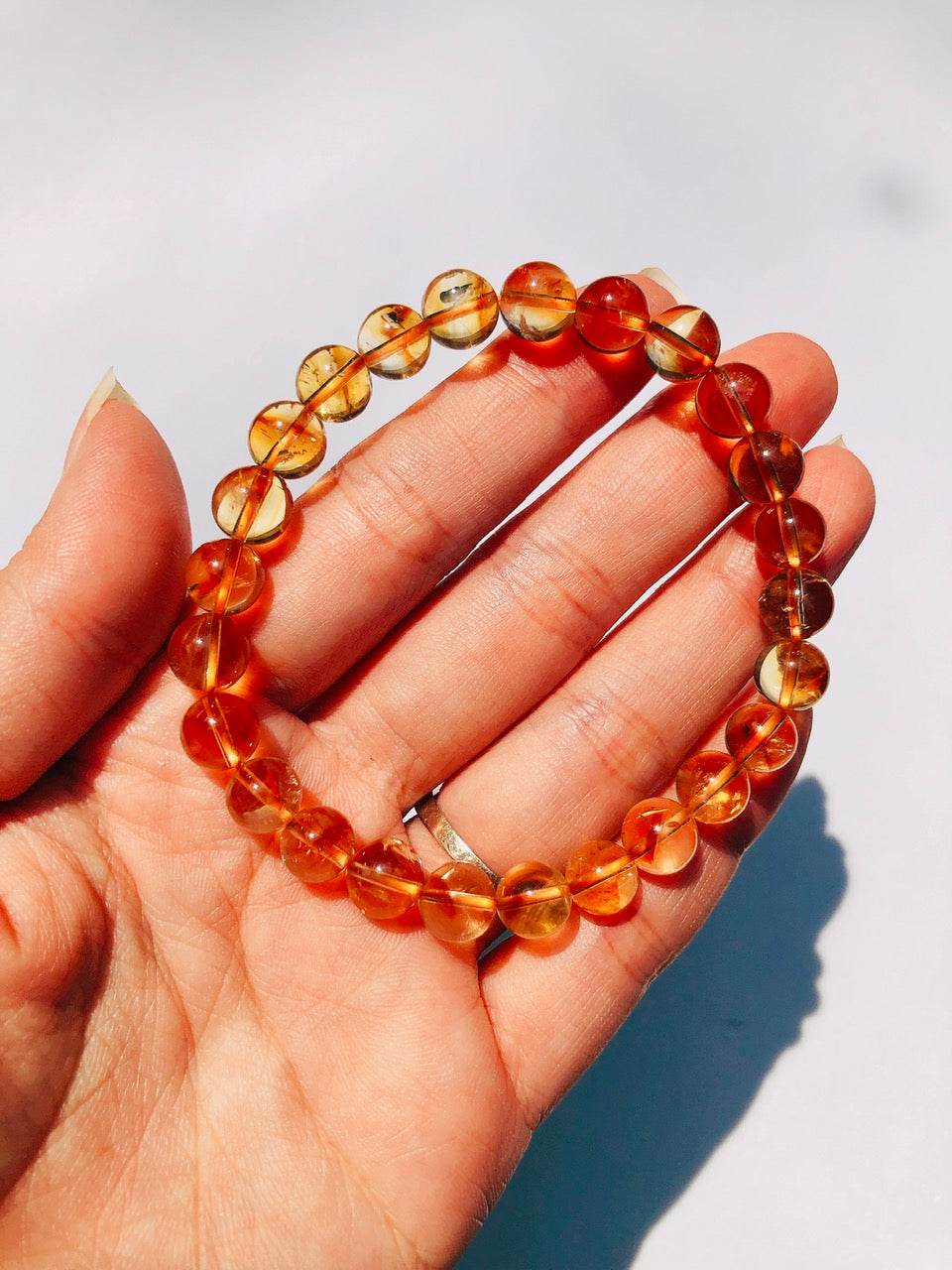 Citrine bracelet 8mm