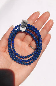 lapis lazuli bracelet 5mm -chosen intuitively