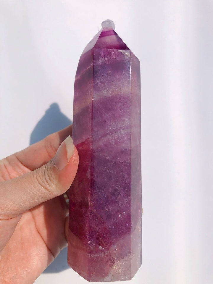 Fluorite tím thô