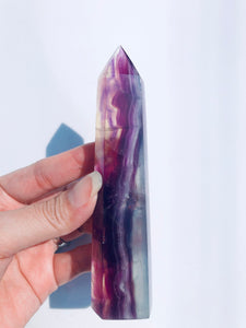 Rainbow Fluorite Tower 138