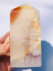 Flower agate tower -001