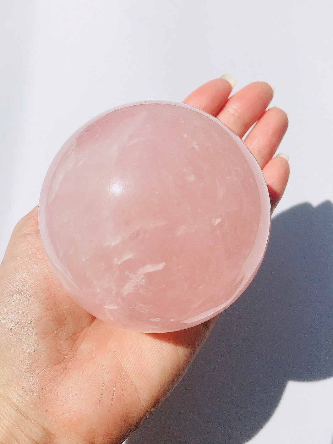 Rose Quartz Sphere - chosen intuitively