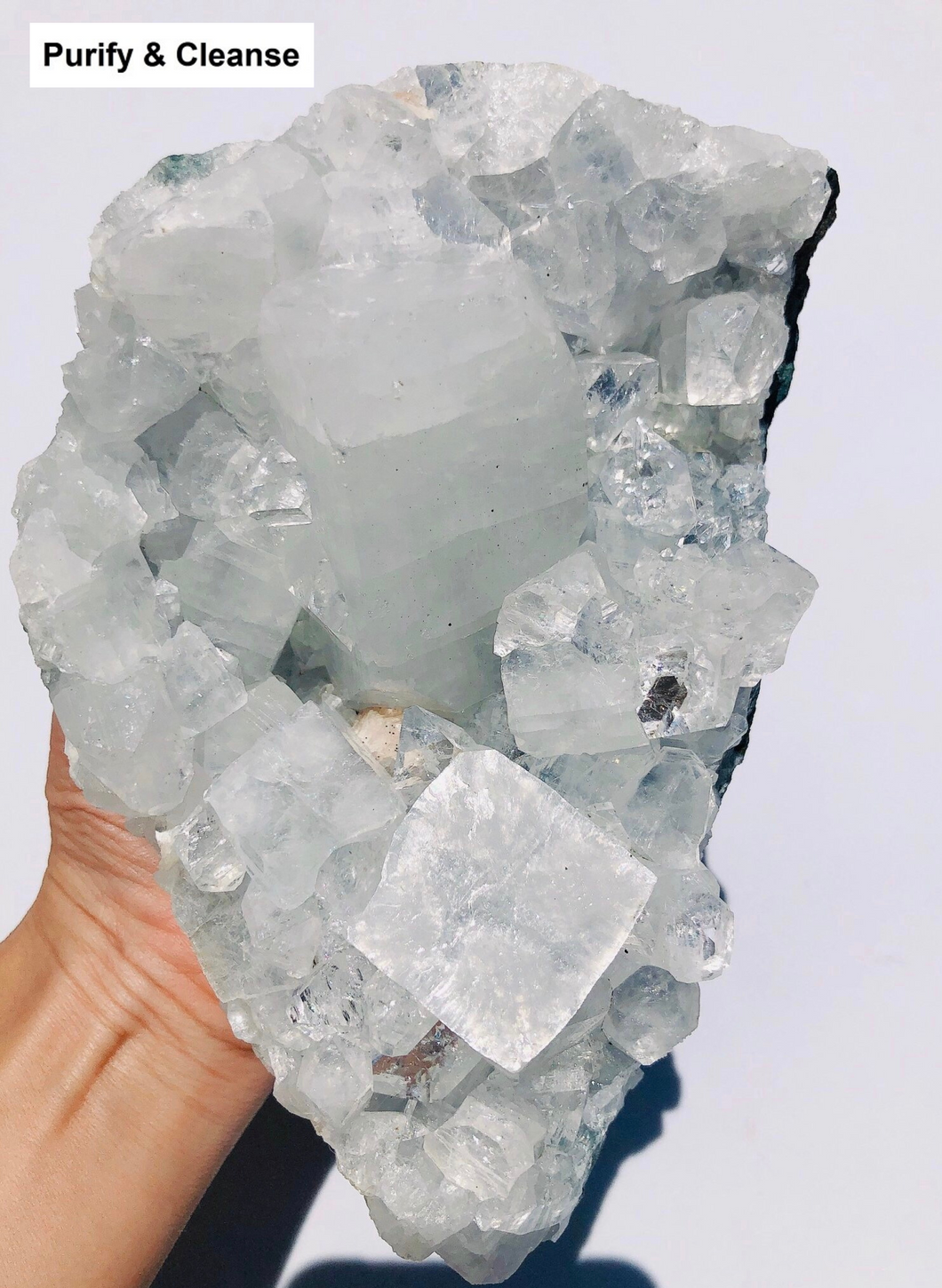 Apophyllite Cluster - 002