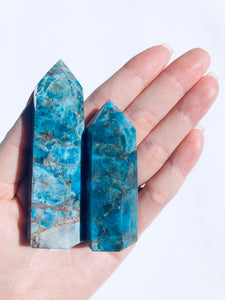 Blue Apatite Tower For Manifestation