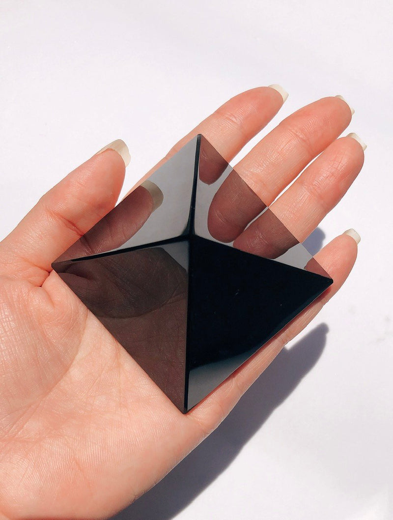Black Onyx pyramid Purify Cleanse