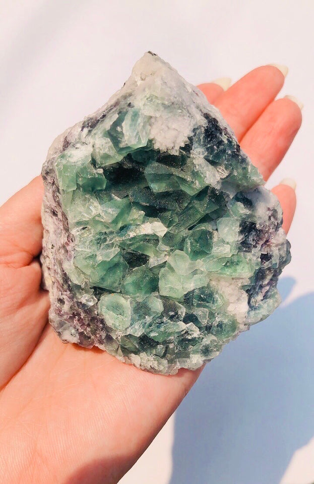 Raw Fluorite - 268 grams