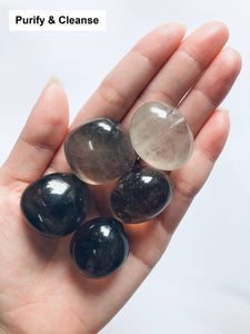 Smoky Quartz Tumble-được chọn một cách trực quan 