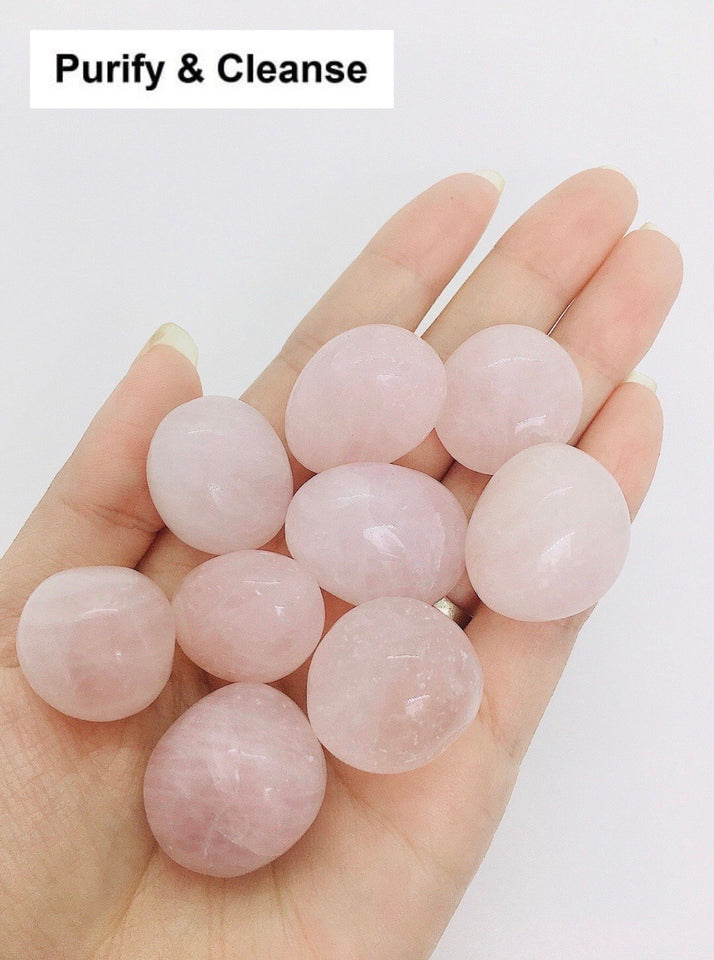 rose quartz tumble