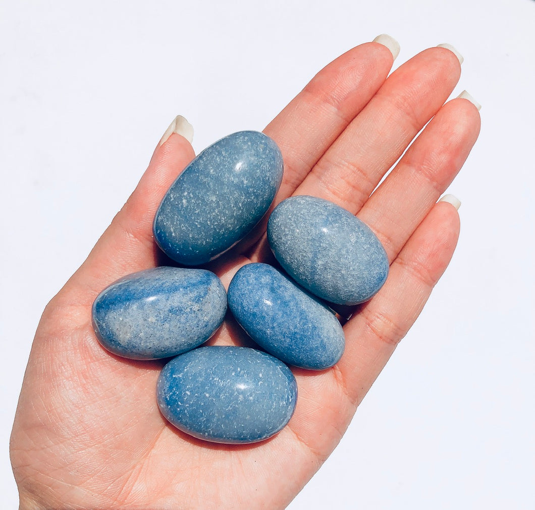 Blue Aventurine Tumble-chosen intuitively