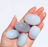 Blue Chalcedony Tumble-chosen intuitively