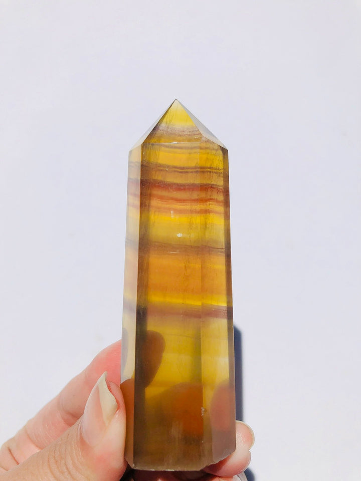 Yellow Fluorite Tower - 001