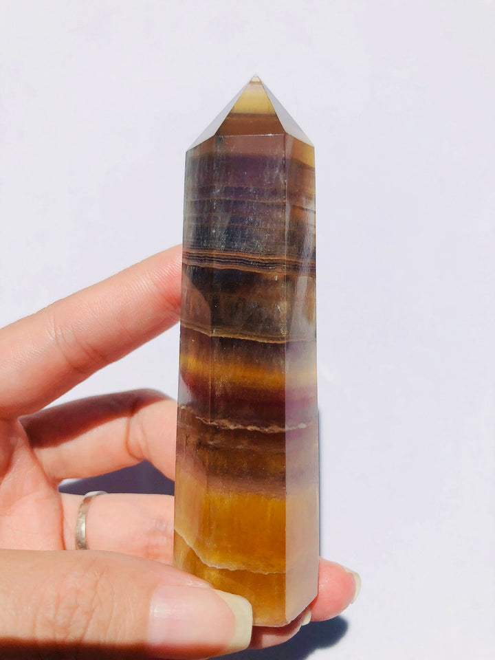 Yellow Fluorite Tower - 004